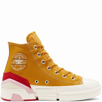 Converse CPX70 - Naisten Matalavartiset Tennarit - Keltainen/Punainen